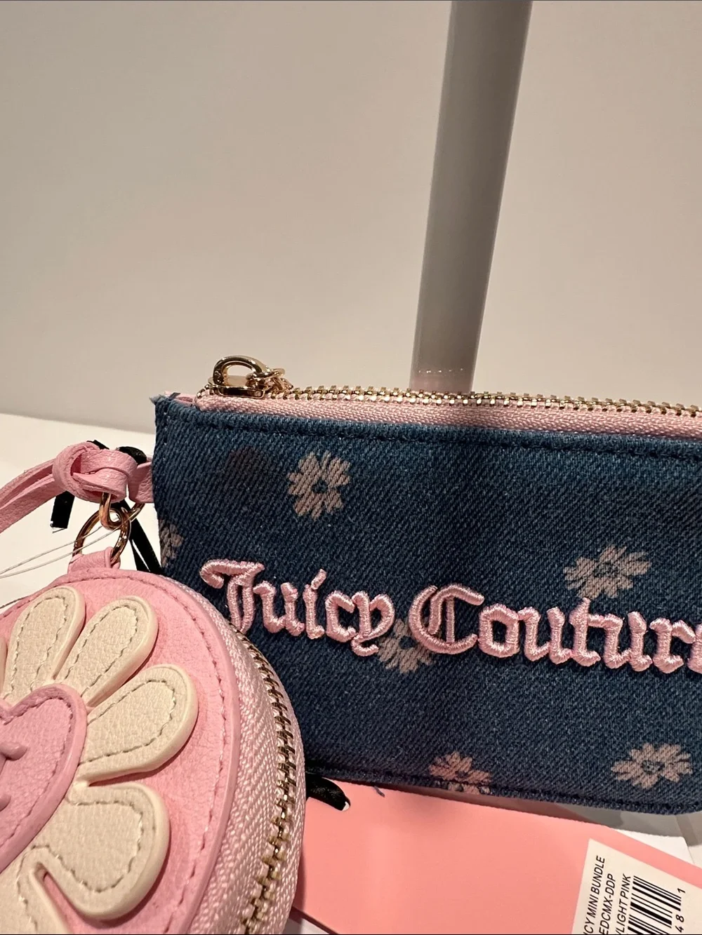NWT Juicy Couture Exclusive Daisy for Juicy Mini Bundle in Denim & Pink.